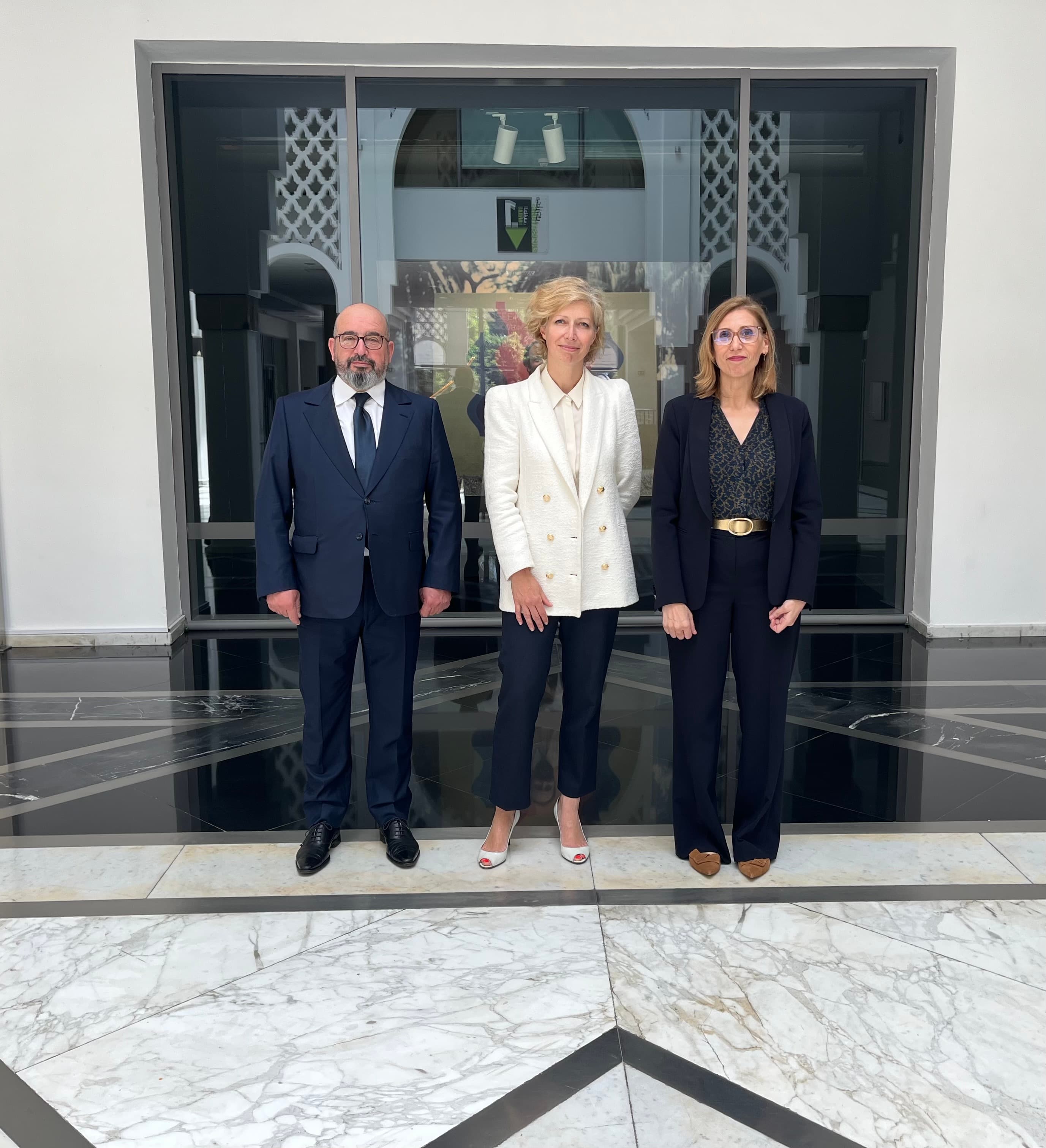 Visite au Musée Mohammed VI d’Art Moderne et Contemporain de Mme Anne-Claire Legendre
